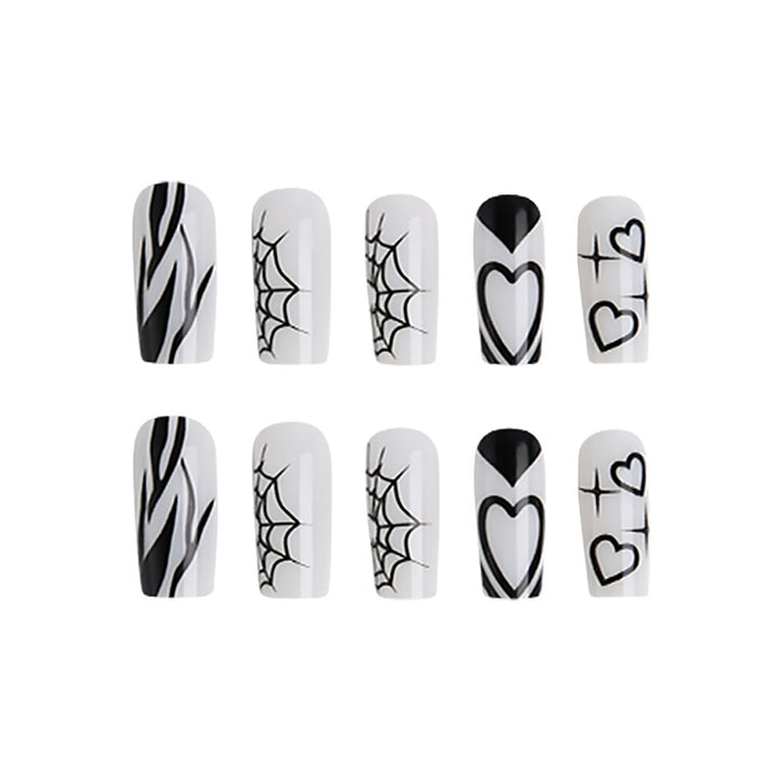 Artificial nails in modern Gothic style Stornfield