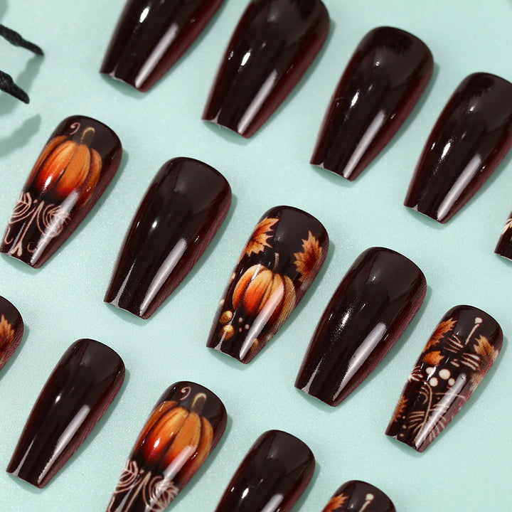 Artificial nails with autumn design Stornfield