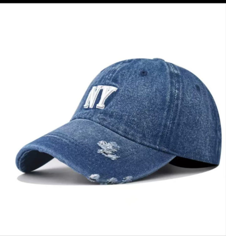 Women's Distressed Denim Baseball Cap Stornfield 1784188163