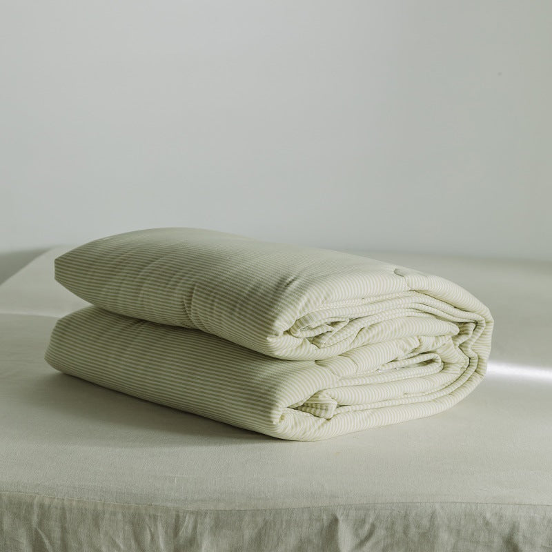 Reversible Quilted Cotton Comforter Blanket