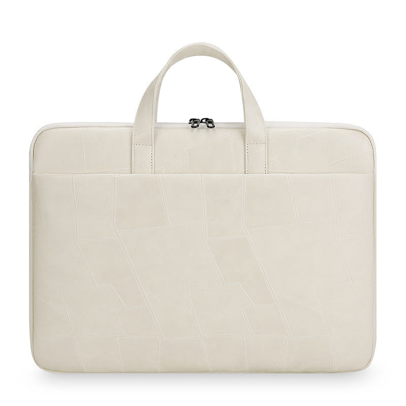 Premium Patchwork Leather Laptop Bag Stornfield
