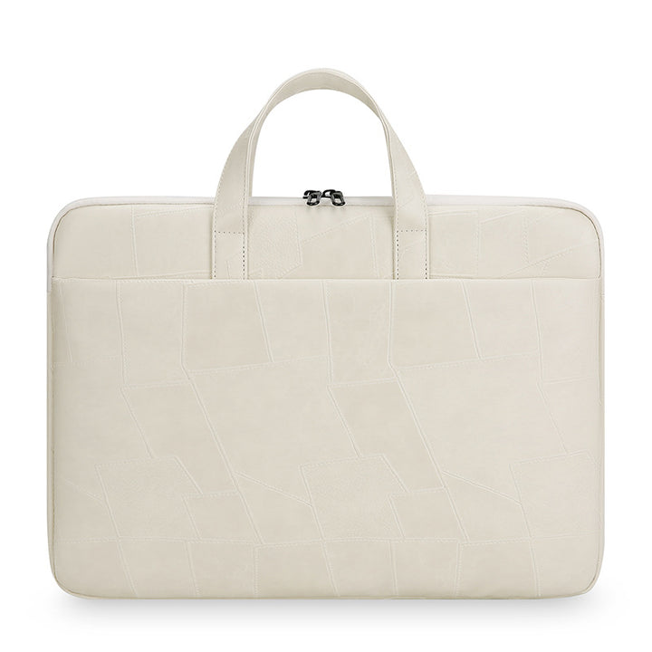 Premium Patchwork Leather Laptop Bag Stornfield