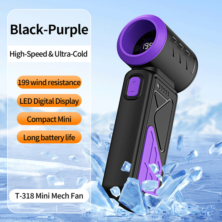 Women Portable Mini Fan with LED Temperature Display Stornfield