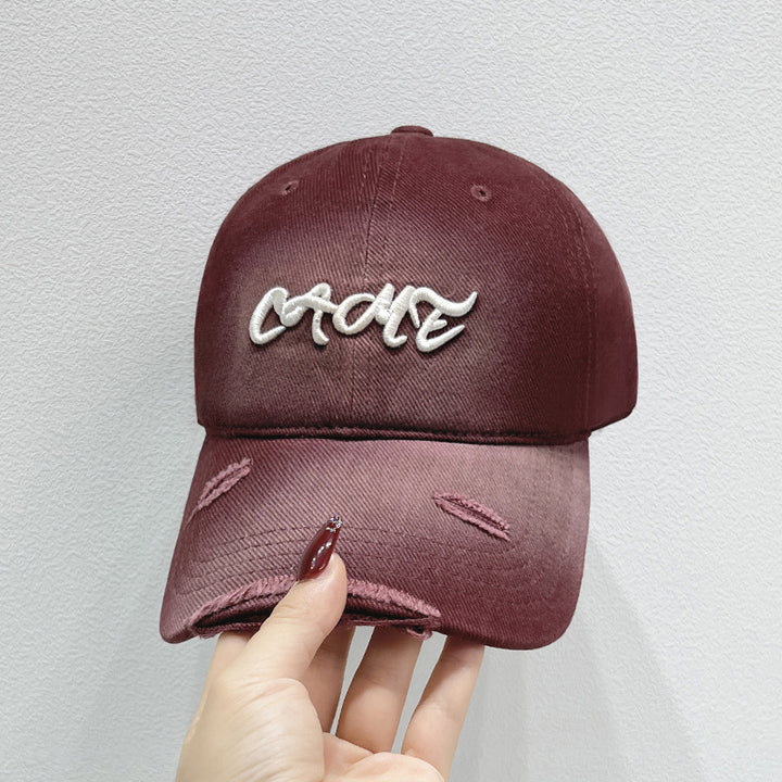 Men's Distressed Front Embroidered Baseball Cap Stornfield