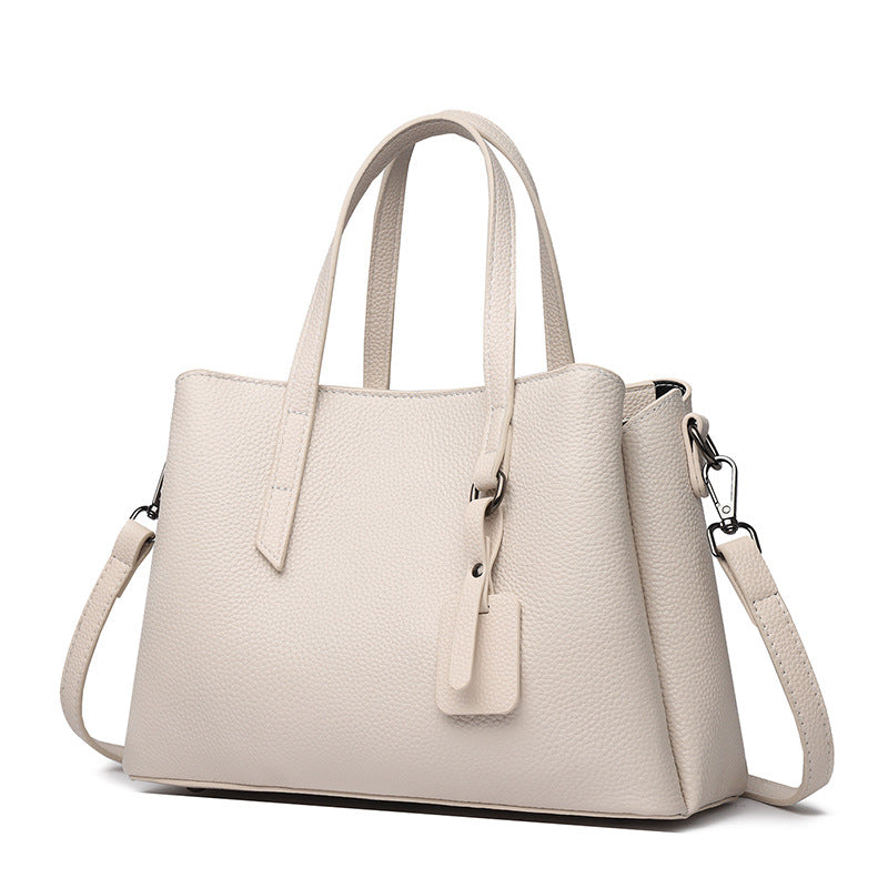 Textured Leather Tote Bag Stornfield 1785771205