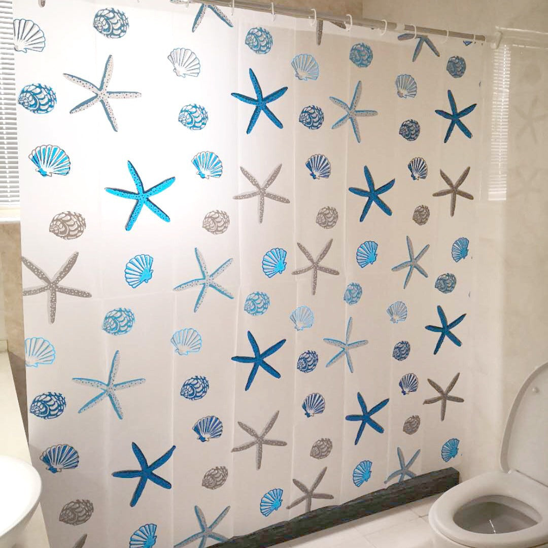 Coastal-Inspired Shower Curtain Stornfield