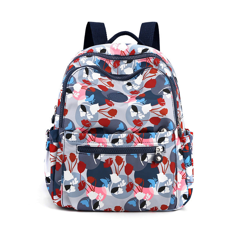 stylish backpack with fashionable floral pattern Stornfield