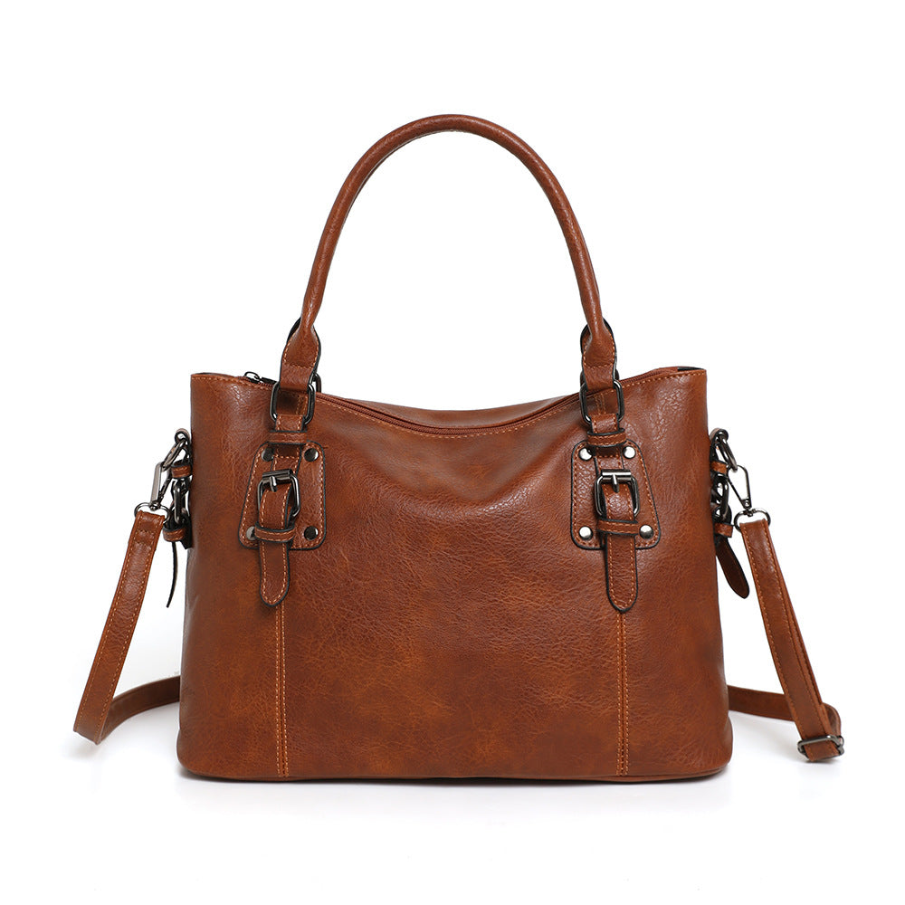 Textured Vintage-Inspired Handbag