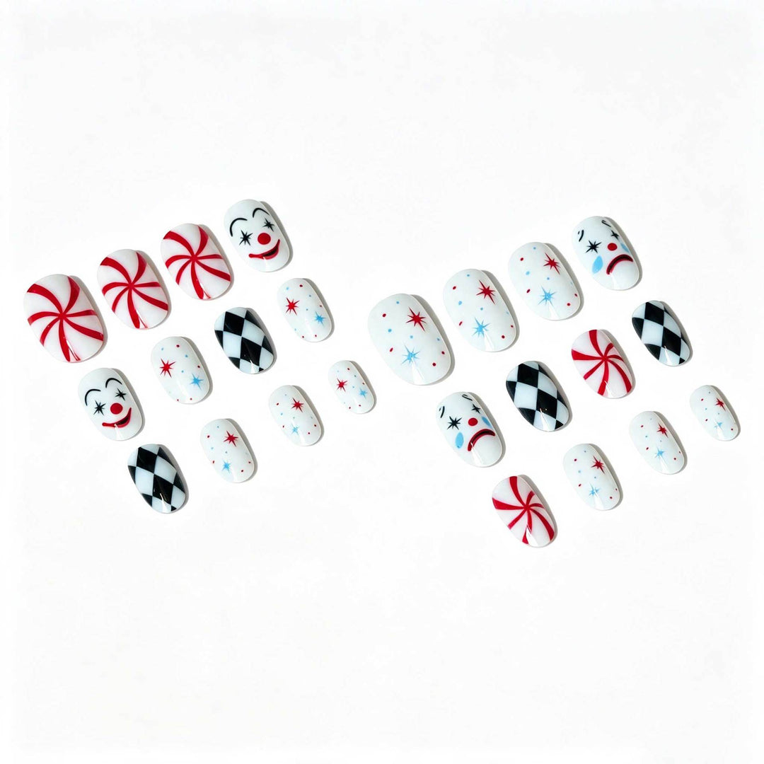 Artistic Playing Card Inspired Nail Art Set