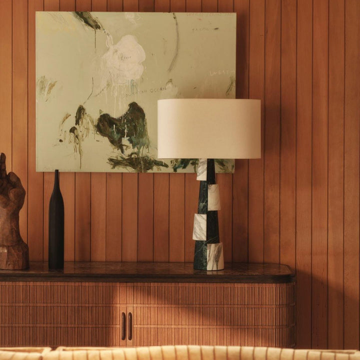 Elegant Marble Accent Table Lamp