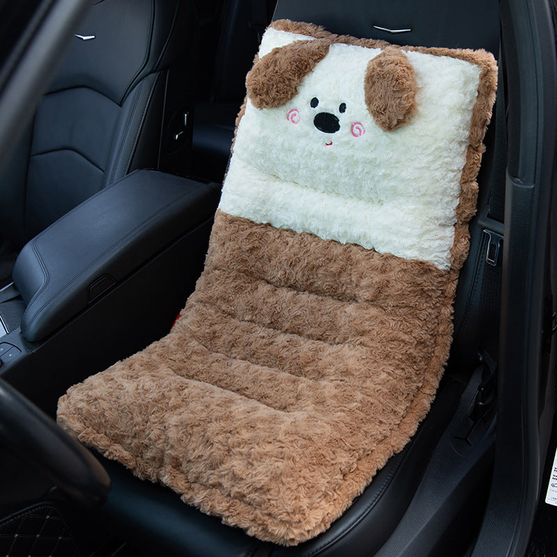 Plush car seat cover Stornfield