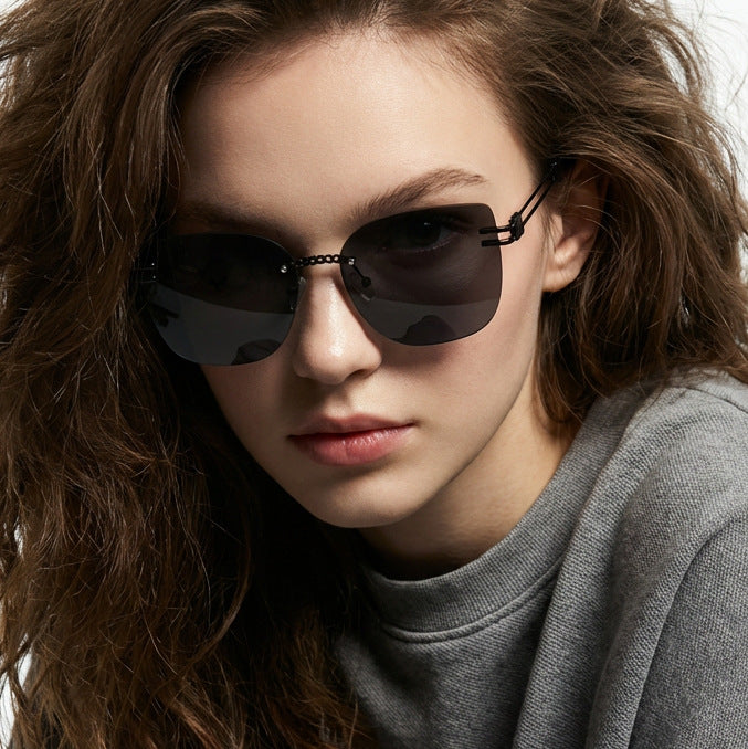 Women's Oversized Sunglasses with Stylish Gradient and Unique Frame Stornfield