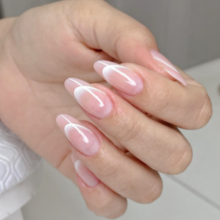 Artistic Glossy Press-On Nail Set Stornfield