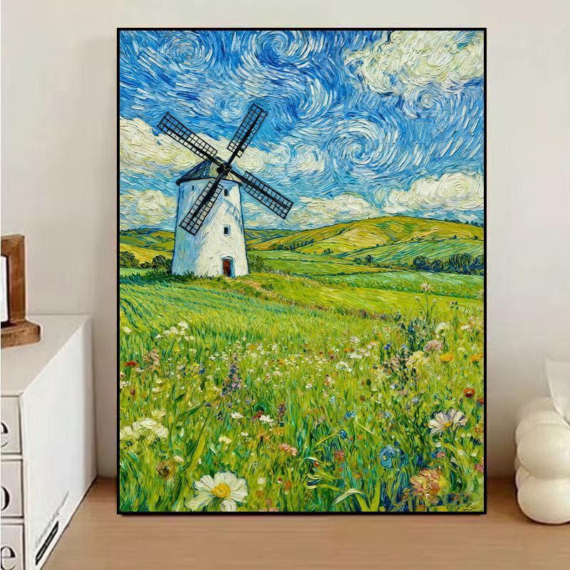 Impressionist Landscape Art Print Stornfield