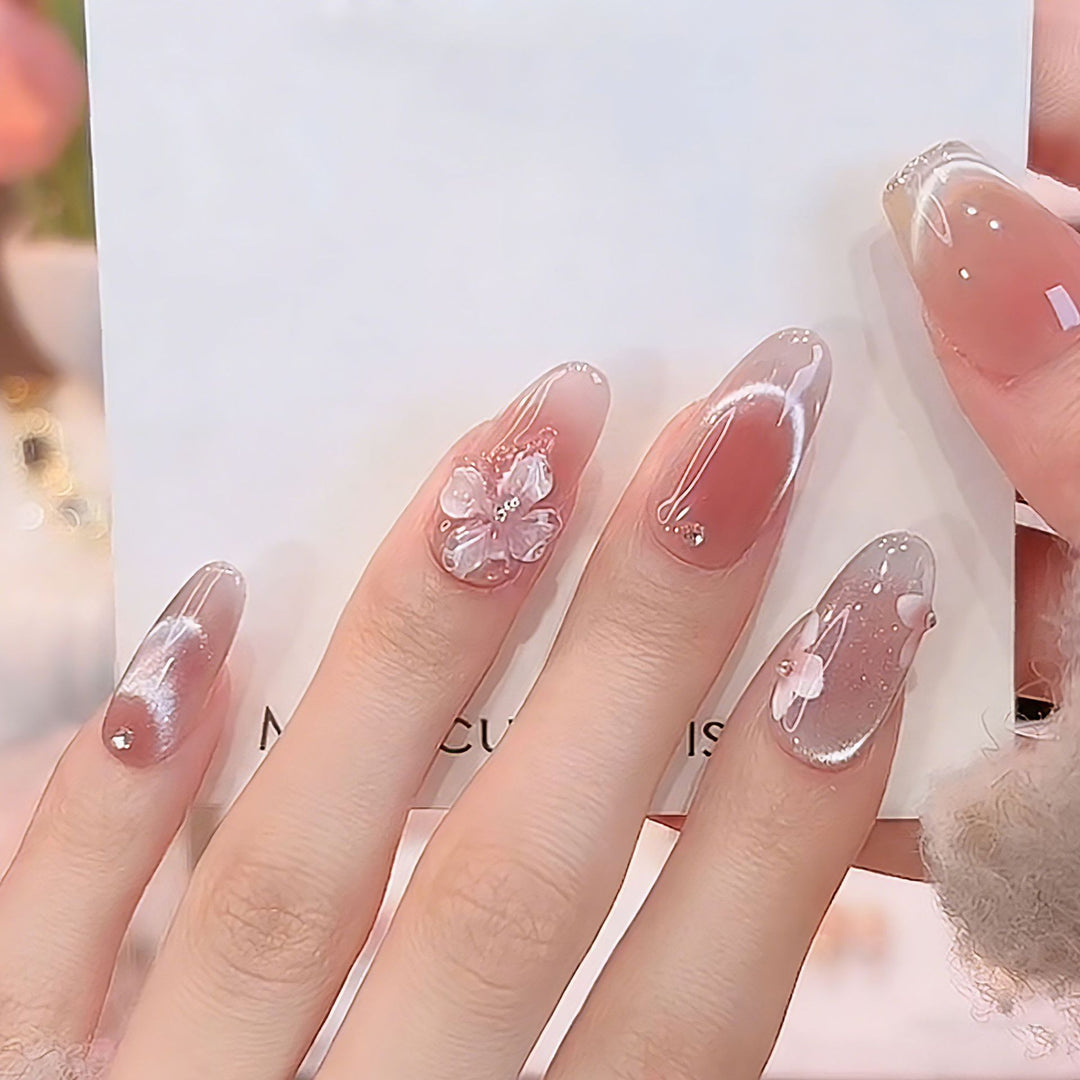 Nail art set with elegant glitter accents Stornfield