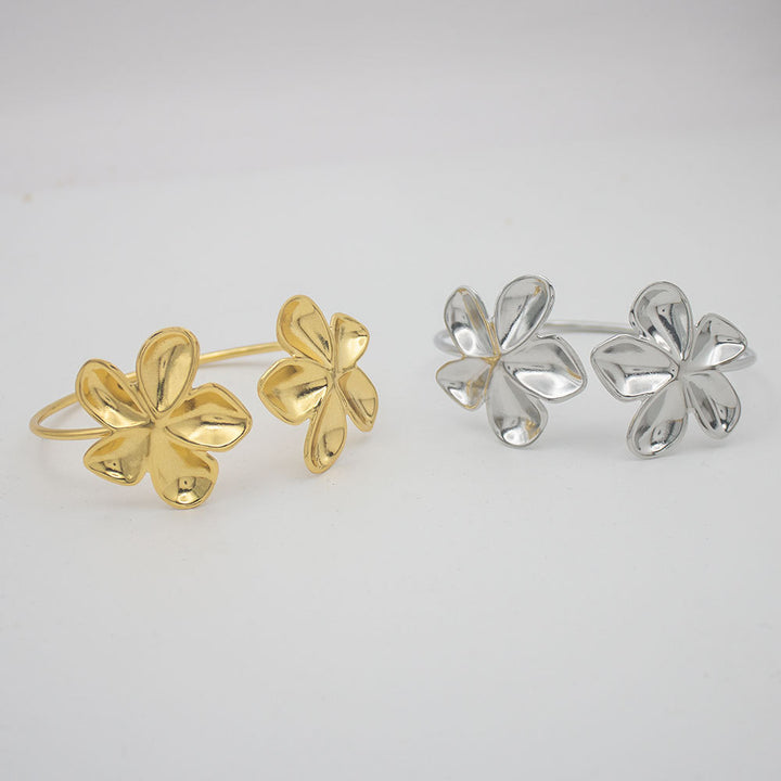 Elegant Flower Cuff Bracelet Stornfield