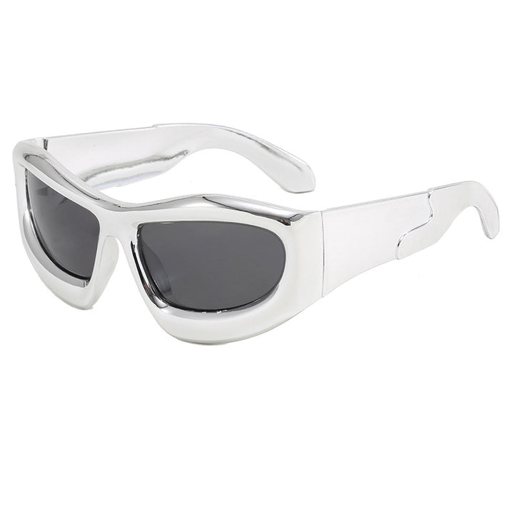 Women's Sporty Sunglasses with Robust, Geometric Frame Design Stornfield