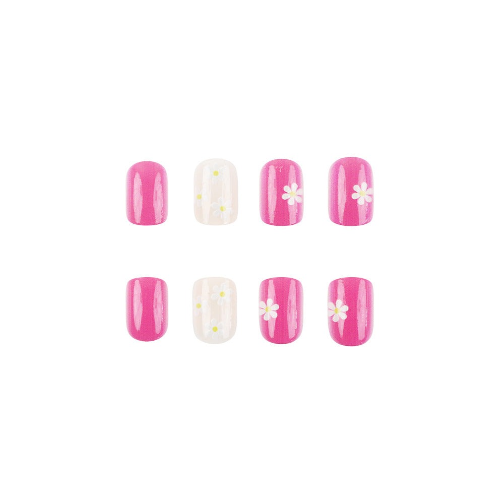 Floral Embellished Gel Nail Art Set Stornfield