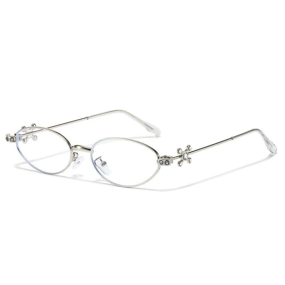 Elegant Rhinestone-Embellished Cat-Eye Sunglasses Stornfield