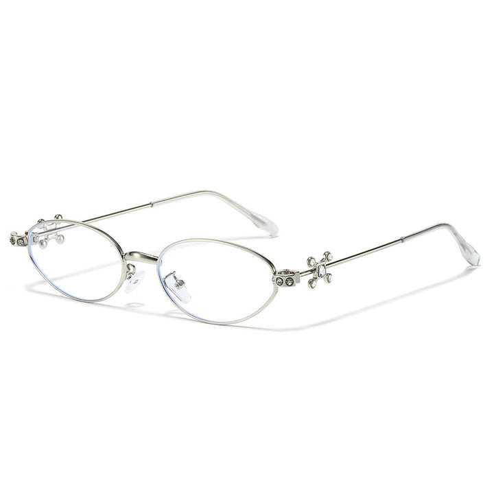 Elegant Rhinestone-Embellished Cat-Eye Sunglasses Stornfield