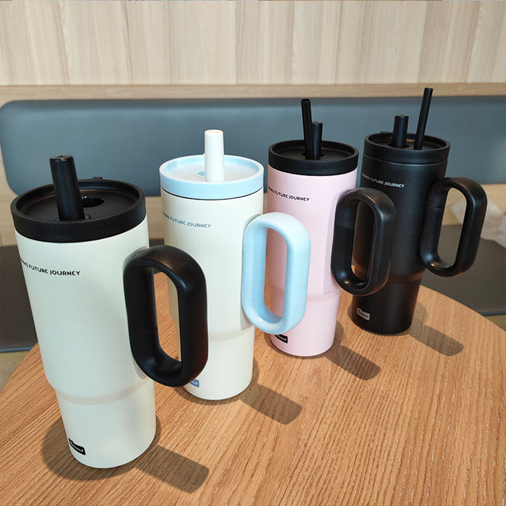 Women insulated drinking container with ergonomic handle Stornfield