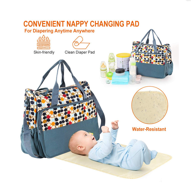 Multi-Functional Diaper Bag Tote with Changing Mat Stornfield