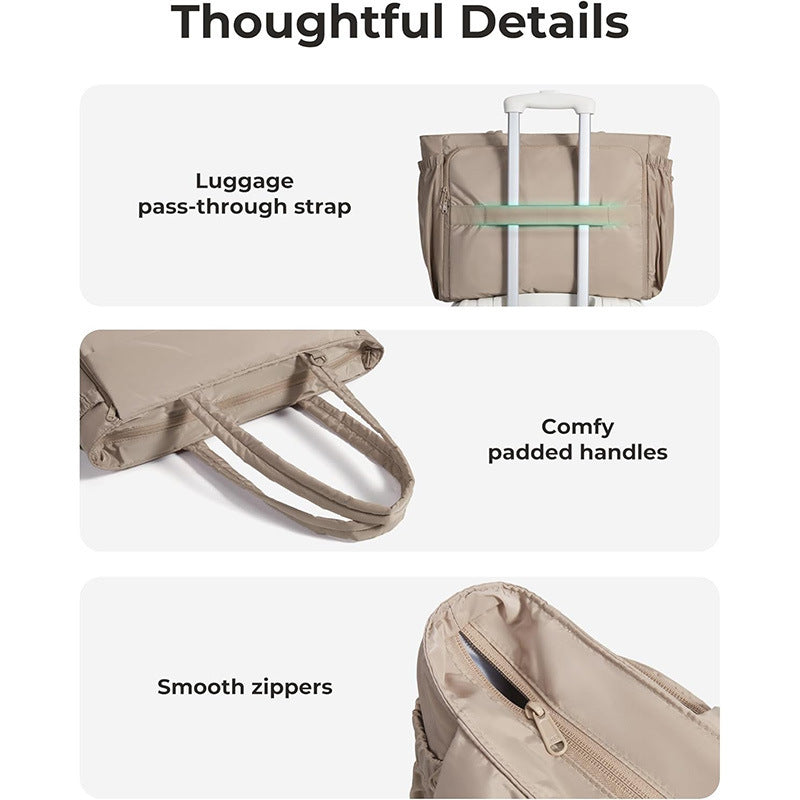 Versatile shopping bag with zip pockets Stornfield