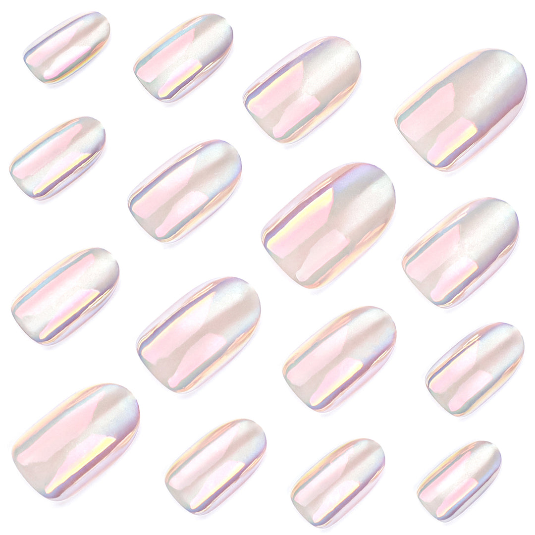 Trendy Nail Extensions with Shimmering Gradient Stornfield
