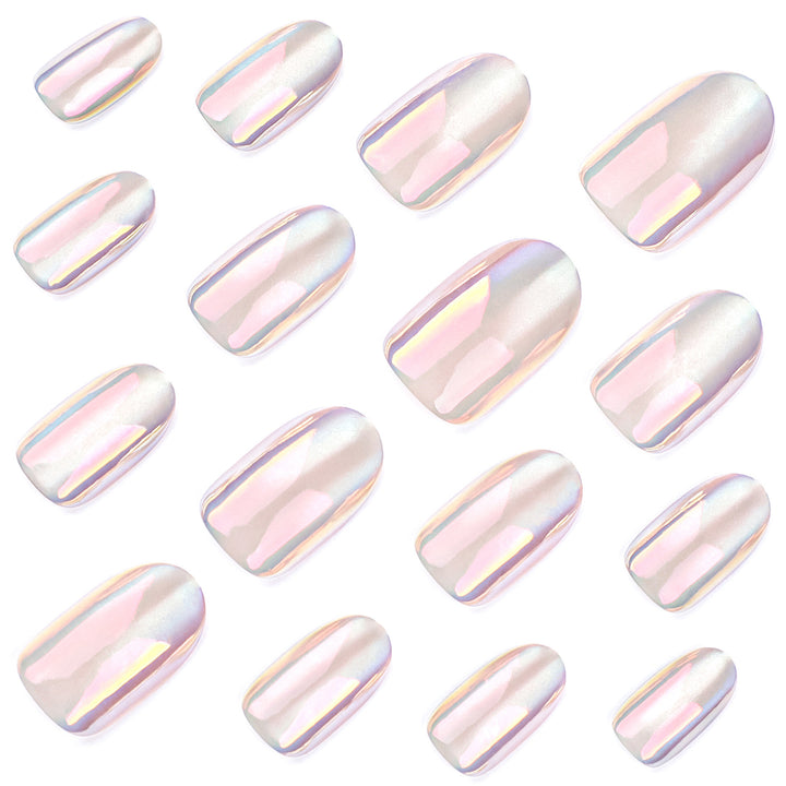 Trendy Nail Extensions with Shimmering Gradient Stornfield