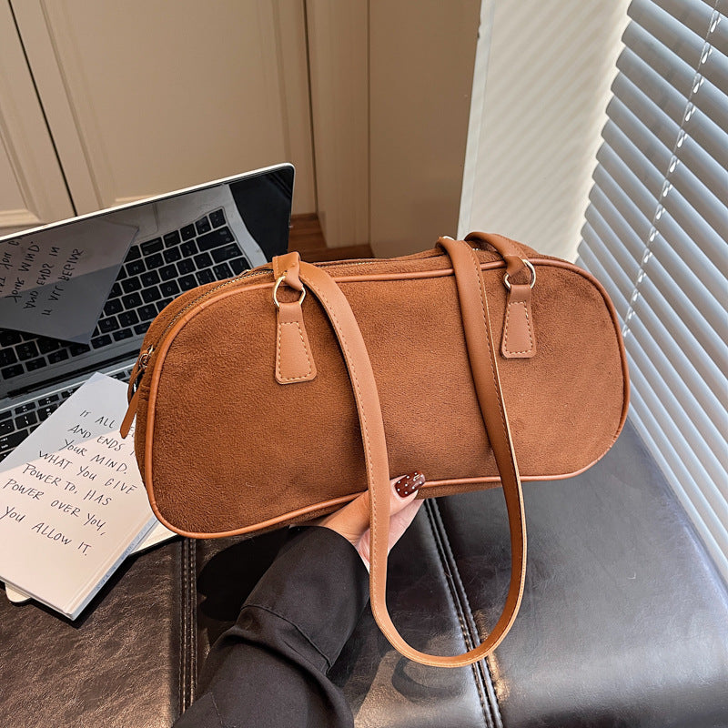 WoChic Faux Suede Handheld Bag Stornfield