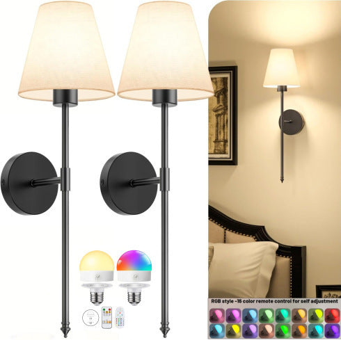 Adjustable Fabric Wall Sconce