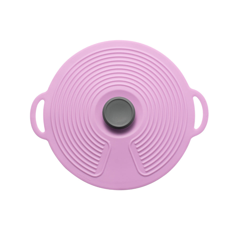 Silicone cooking lid with multifunctional steam valve Stornfield
