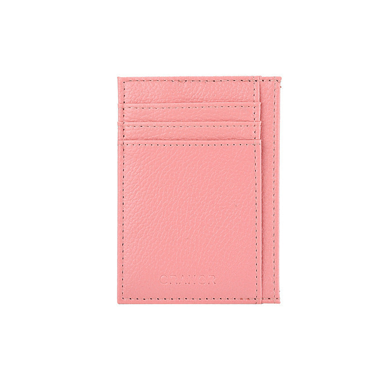 Premium Textured Leather Card Holder Stornfield