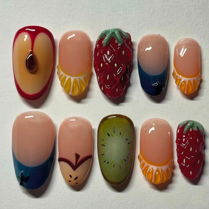 Thematic Artisan Press-On Nail Set Stornfield