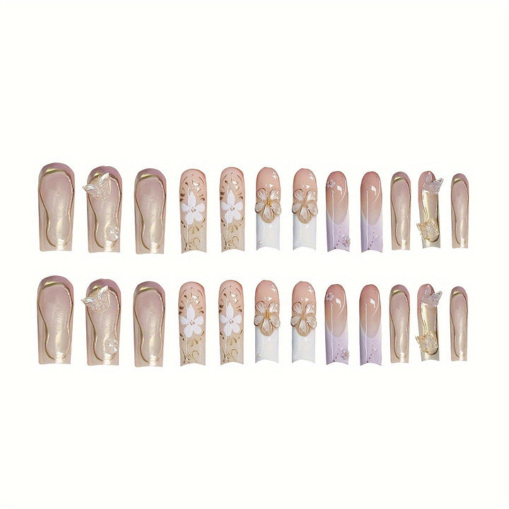 Artistic 3D Butterfly Nail Extensions Stornfield