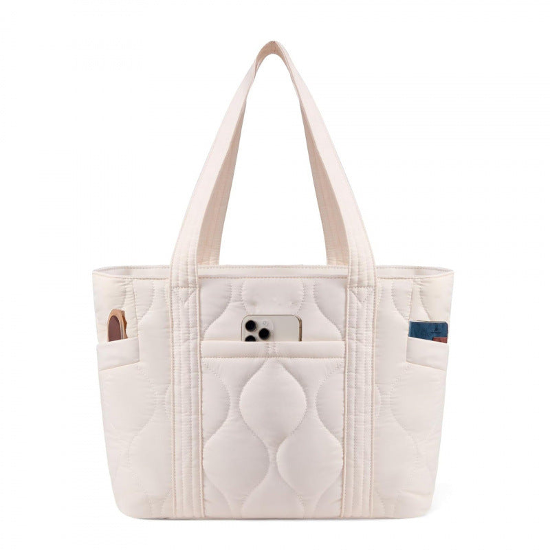 Quilted everyday bag with multiple outer pockets Stornfield