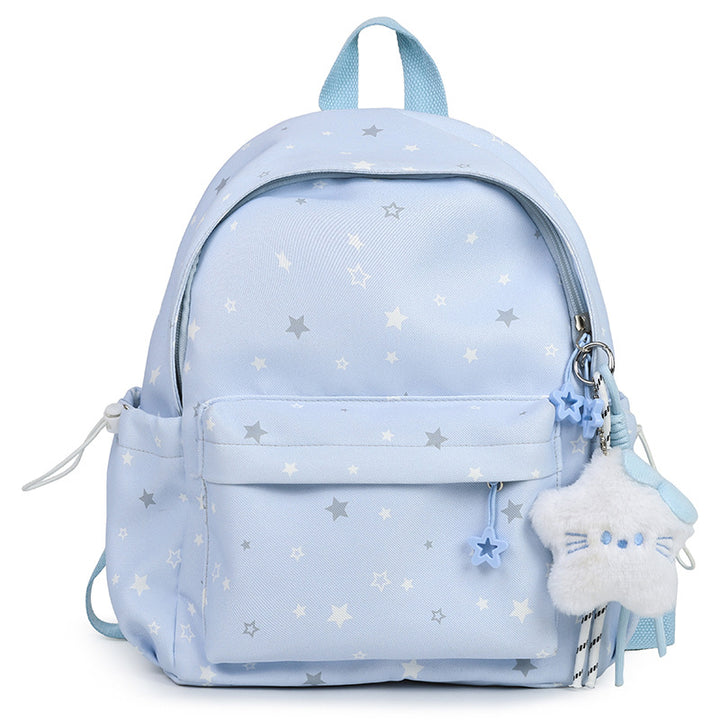 Starry Patterned Plush Backpack Stornfield