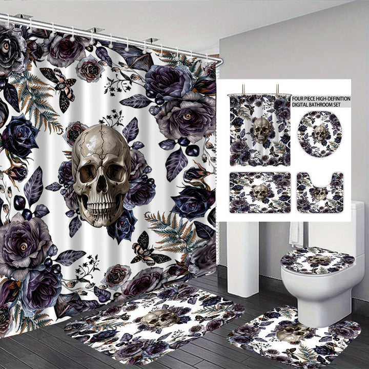 Artistic Skull Bathroom Décor Set Stornfield