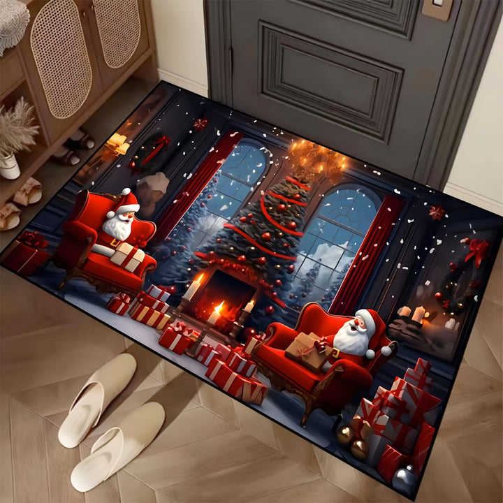 Festive Holiday-Themed Welcome Mat Stornfield