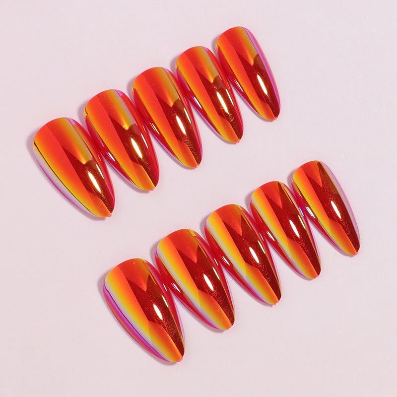 Artistic Gradient Press-On Nails Stornfield