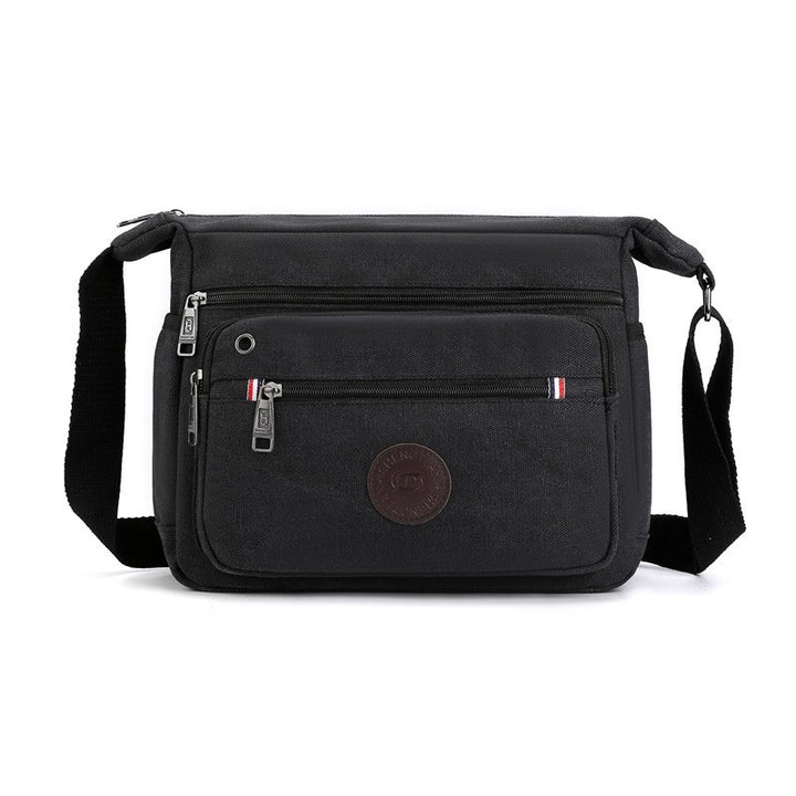 Multi-Functional Canvas Messenger Bag
