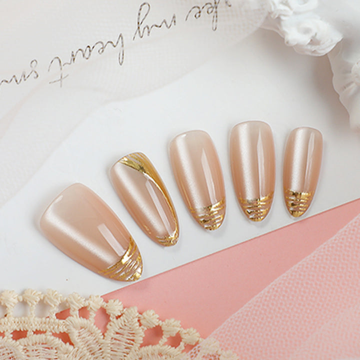 Stylish Decorative Press-On Nail Set Stornfield