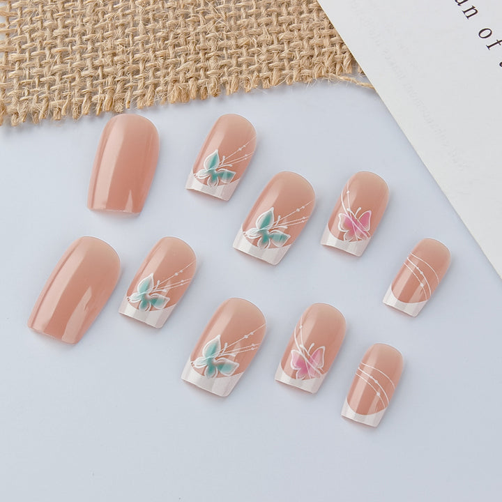 Elegant Floral Design Nail Art Set Stornfield