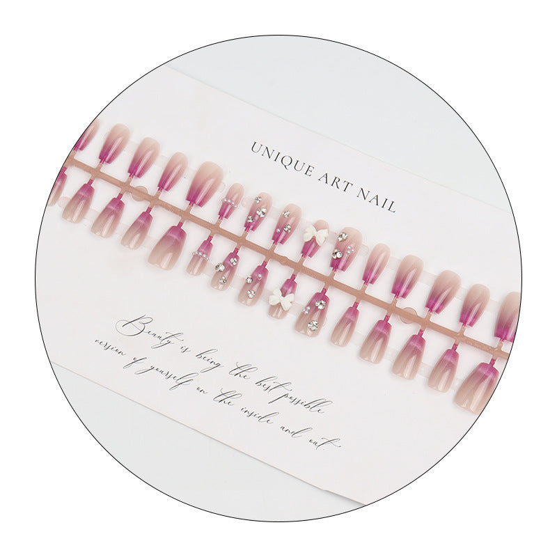 Glamorous Ombre Decorative Press-On Nail Set Stornfield