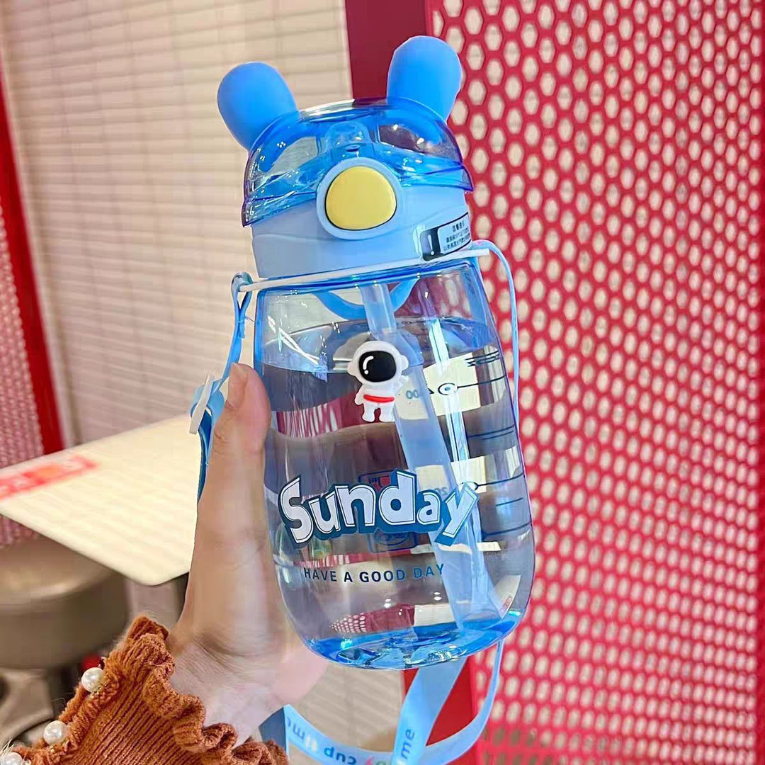 Ladies Animal-Friendly Water Bottle with Practical Straw Stornfield