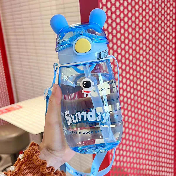 Ladies Animal-Friendly Water Bottle with Practical Straw Stornfield