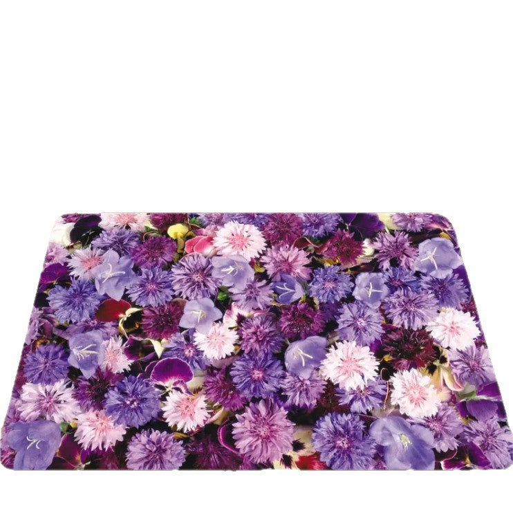 Decorative Floral Area Mat Stornfield