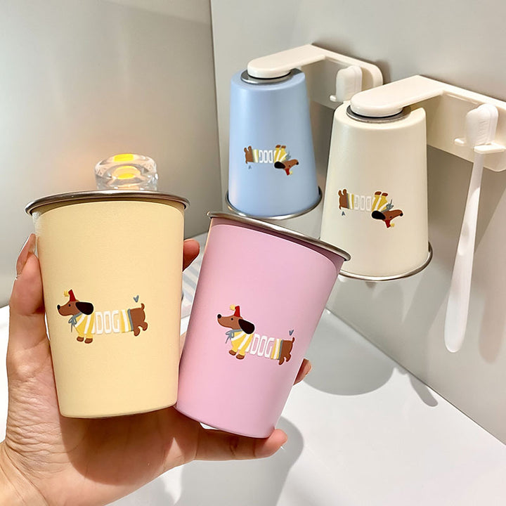 Wall cup holder with creative animal motif Stornfield
