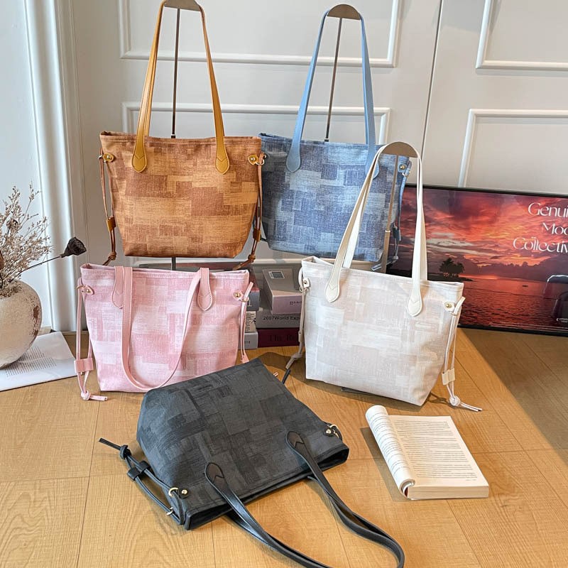 WoTextured Canvas Tote Bag Stornfield
