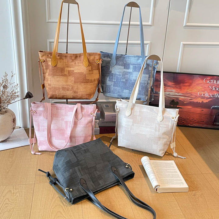 WoTextured Canvas Tote Bag Stornfield